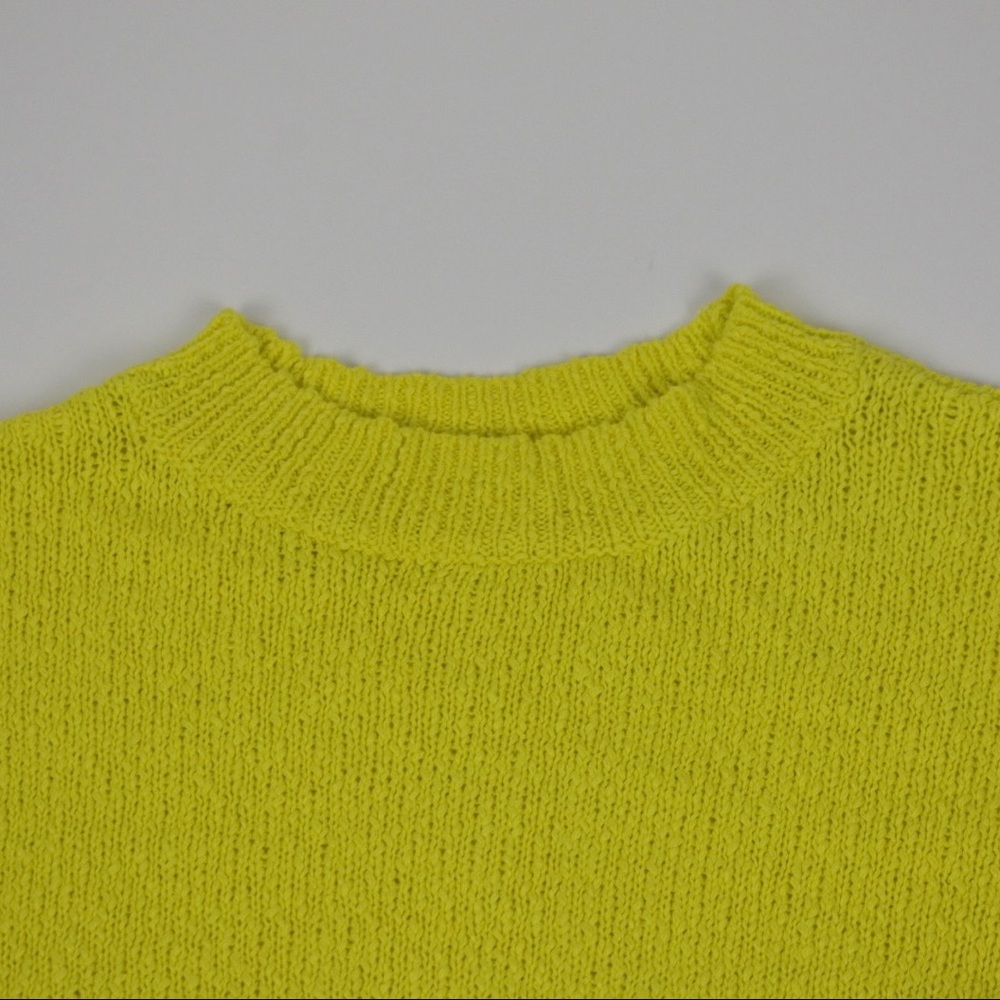 Abound Yellow Meadow Drop Shoulder Knit Sweater - Picture 3 of 8